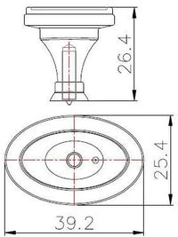 Mascouche Transitional Metal Knob BP80239AE