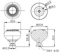 Huntingdon Traditional Metal Knob BP86060195