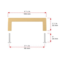 Lambton Modern Metal Pull BP87396158