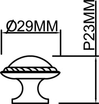 Méricourt Traditional Metal Knob BP92830R3