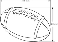 Melbourne Eclectic Resin Football Knob BP934800