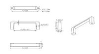 Eglinton Modern Metal Pull E1010743900