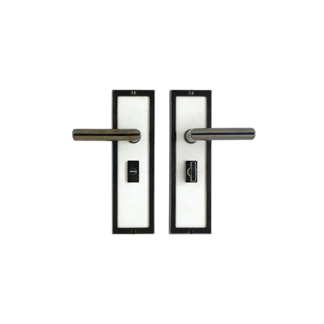 Designer Leather Bathroom Lock – 76mm x 254mm BL115