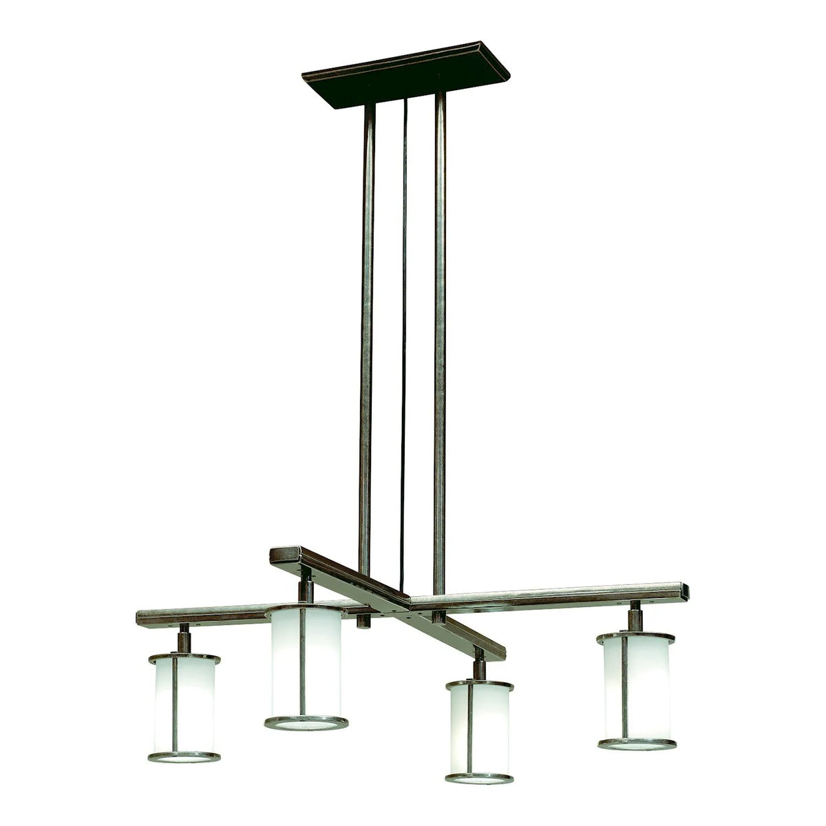 Cross Arm Chandelier – Round Glass C450