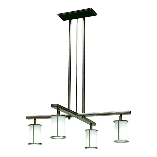 Cross Arm Chandelier – Round Glass C450