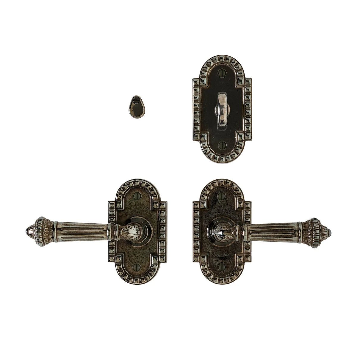 Corbel Arched Privacy Set – 2 1/2″ x 4 1/2″ E30603