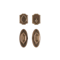 Oval Bordeaux Entry Set – 2 1/2″ x 5 1/2″