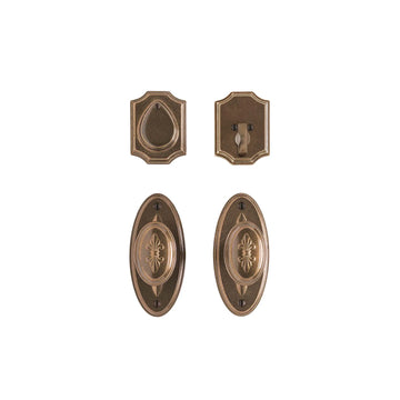Oval Bordeaux Entry Set – 2 1/2″ x 5 1/2″