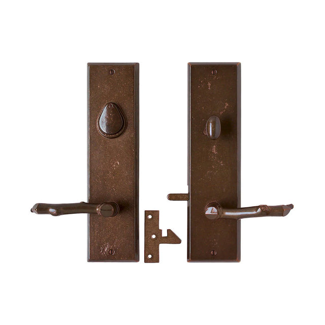 Rectangular Keyed Gate Hardware – 3 1/2″ x 13
