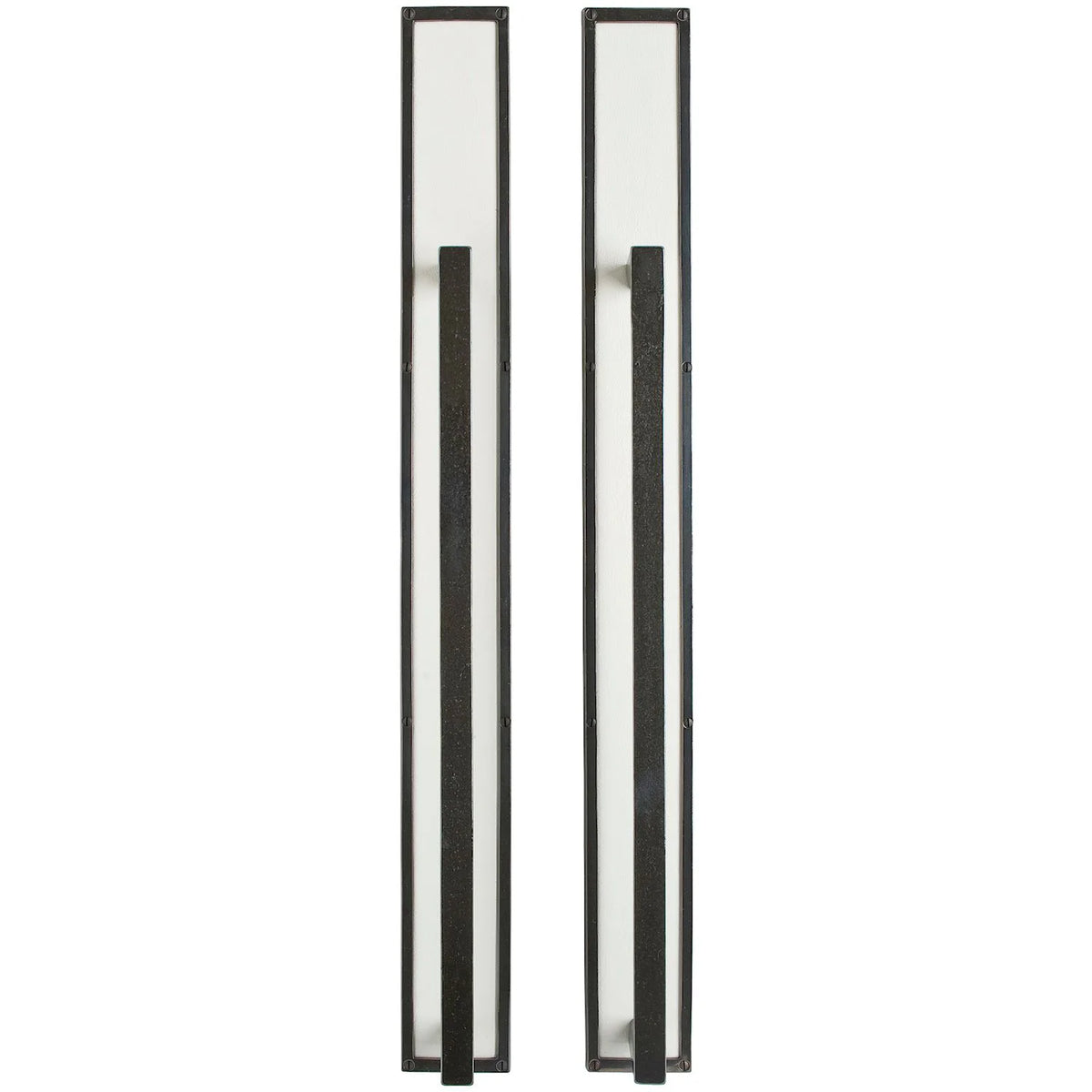 Designer Leather Push/Pull Set – 3 9/16″ x 34 1/8″