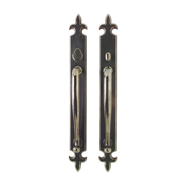 Fleur de Lis Push/Pull Set – 3 1/4″ x 27″ G841