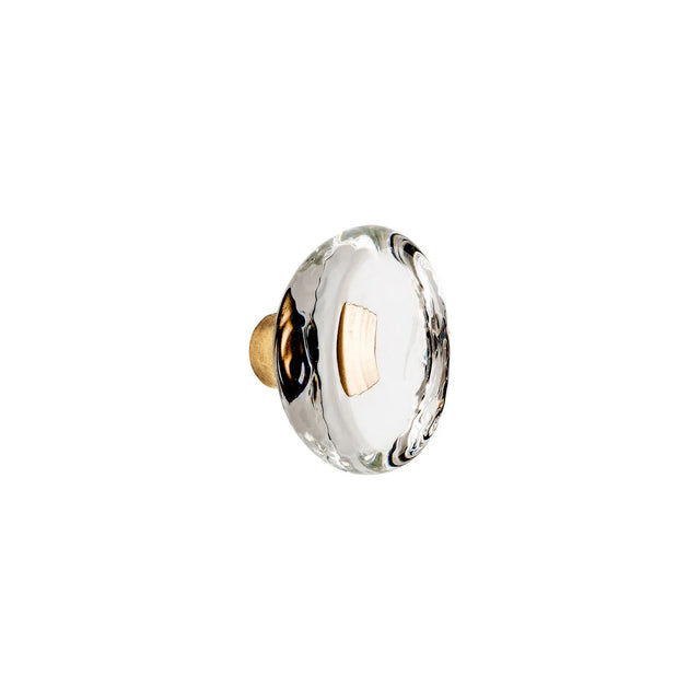 Oval Cast Glass Knob