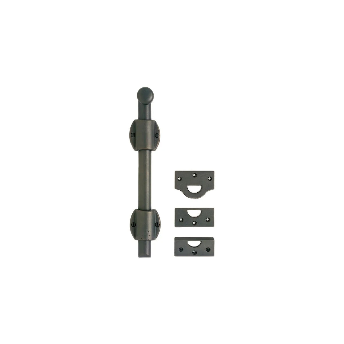 Surface Bolt – with Oval Mounting Brackets and 1″ Bolt MB1