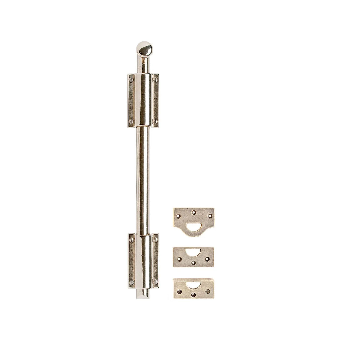 Surface Bolt – with 4″ Tall Rectangular Mounting Brackets and 1″ Bolt MB12