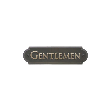Nameplate – Gentlemen