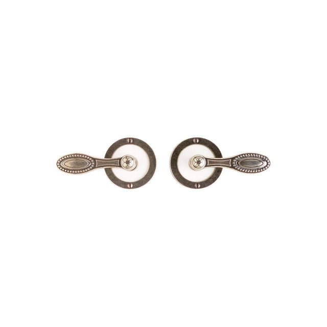 Round Designer Leather Latch Set – 89mm