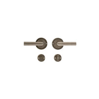 Round Flute Bathroom Lock – 89mm