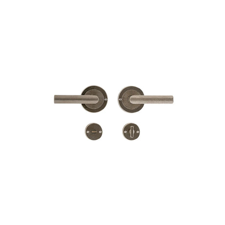 Round Flute Bathroom Lock – 89mm