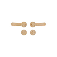 Round Metro Bathroom Lock – 57mm