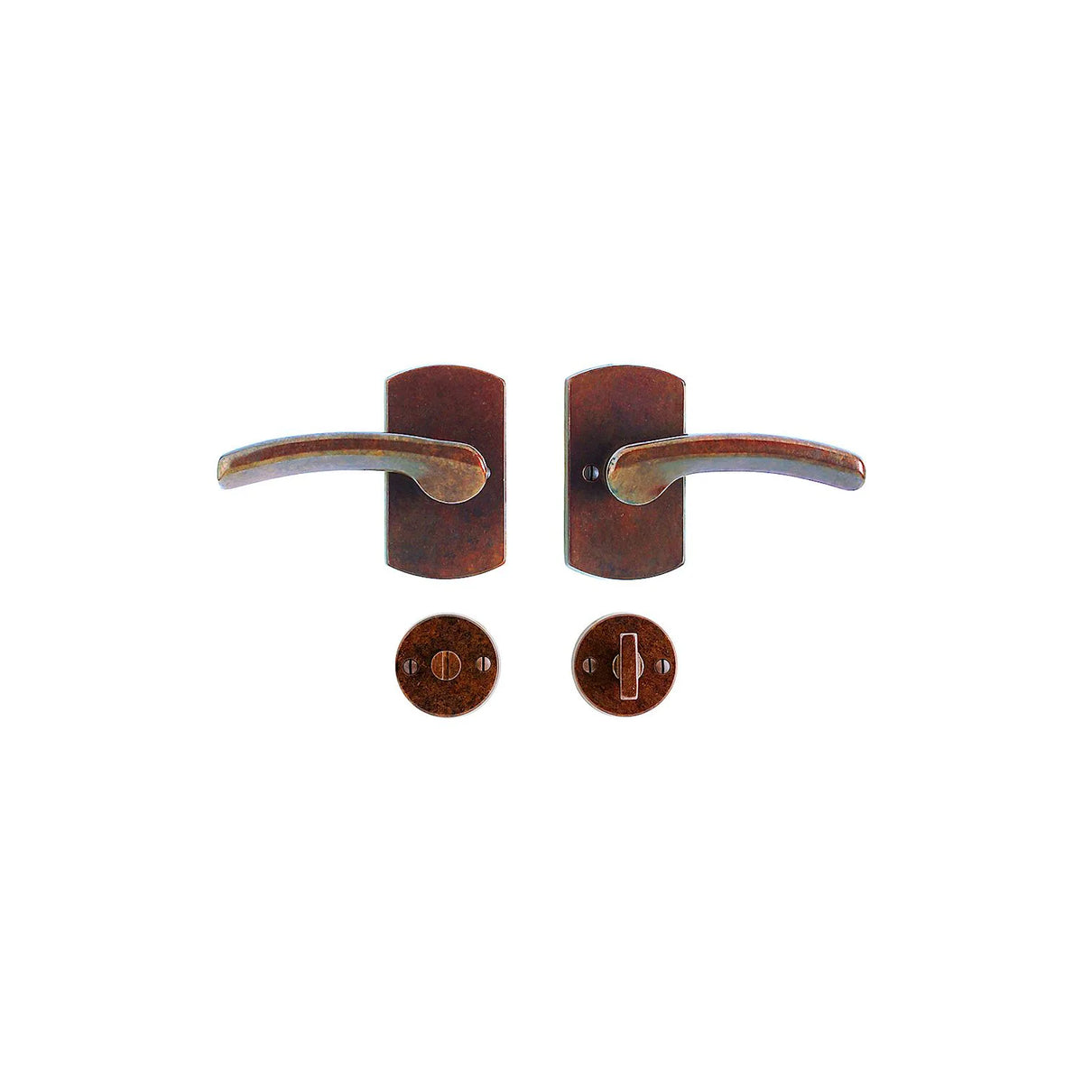 Curved Bathroom Lock – 64mm x 114mm SL504