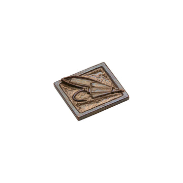 Wet Fly, Left Tile – 3″ x 3″ TT802
