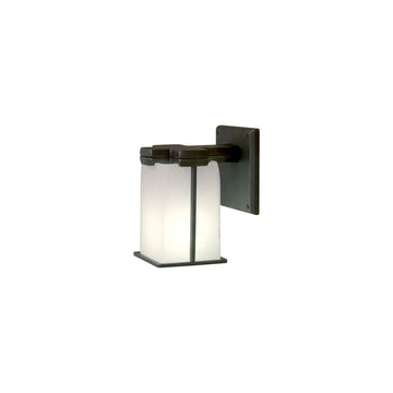 Truss-Ring Sconce – Square Glass – with Square Escutcheon WS418