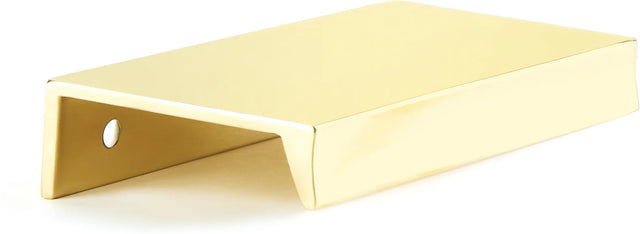 Sabre Edge Pull, Unlacquered Brass, 3'' cc, 4-1/4'' Overall 10010-UNBR