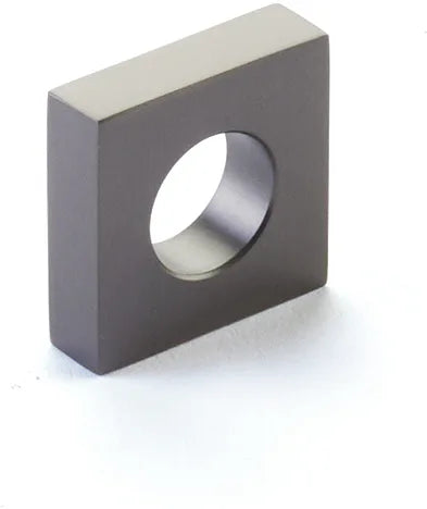 Cafe Knob, Modern Oval Slot, Gun Metal, 1'' Width, 7/8'' cc 10030-GM