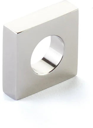 Cafe Knob, Modern Oval Slot, Polished Nickel, 1'' Width, 7/8'' cc 10030-PN