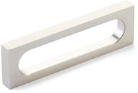 Cafe Pull, Modern Oval Slot, 3-1/2'' cc