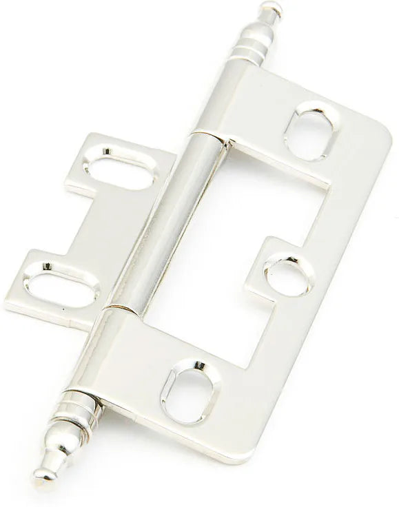 Hinge, Minaret Tip Non-Mortise, Polished Nickel 1100M-PN