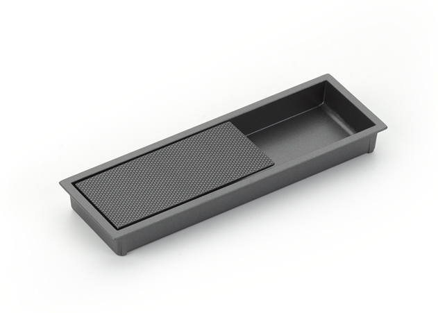 MODO Recessed Pull, Gun Metal, 6-1/4'' x 2'' Overall 1206-GM