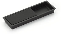 MODO Recessed Pull, Matte Black, 6-1/4'' x 2'' Overall 1206-MB