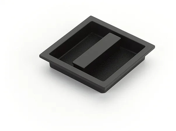 MODO Recessed Pull, Matte Black, 3-7/8'' x 3-7/8'' Overall 1207-MB