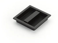 MODO Recessed Pull, Matte Black, 3-7/8'' x 3-7/8'' Overall 1207-MB