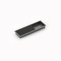 MODO Recessed Pull, Gun / , 6-1/4'' x 2'' Overall