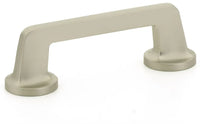 Northport Pull, Round Bases, Satin Nickel, 3-1/2'' cc 200-15