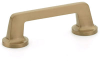 Northport Pull, Round Bases, Brushed Bronze, 3-1/2'' cc 200-BBZ