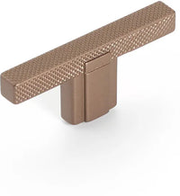 Quadrato T-Knob, Satin Bronze, 2-1/2'' 20010-SBZ
