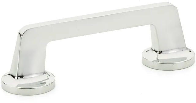 Northport Pull, Round Bases, Polished Chrome, 4'' cc 201-26