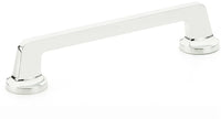 Northport Pull, Round Bases, Polished Nickel, 6'' cc 202-26