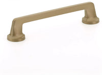 Northport Pull, Round Bases, Brushed Bronze, 6'' cc 202-BBZ