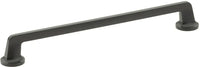 Northport Pull, Round Bases, Matte Black, 10'' cc 203-MB