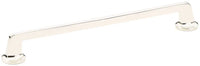 Northport Pull, Round Bases, Polished Nickel, 10'' cc 203-PN