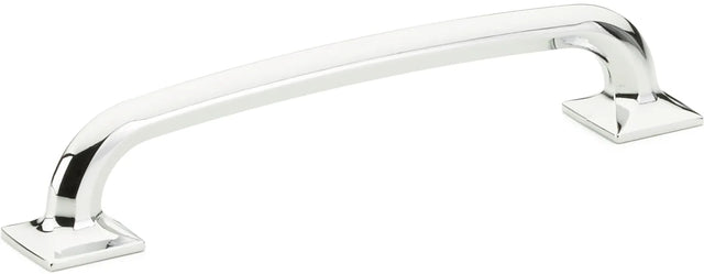 Northport Pull, Square Bases, Polished Chrome, 6'' cc 207-26