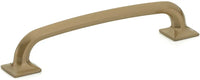 Northport Pull, Square Bases, Brushed Bronze, 6'' cc 207-BBZ