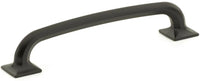 Northport Pull, Square Bases, Matte Black, 6'' cc 207-MB