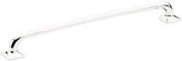 Northport Pull, Square Bases, Polished Chrome, 10'' cc 208-26