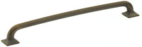 Northport Pull, Square Bases, Ancient Bronze, 10'' cc 208-ABZ