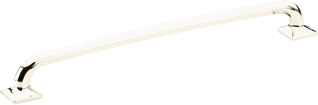 Northport Pull, Square Bases, Polished Nickel, 10'' cc 208-PN